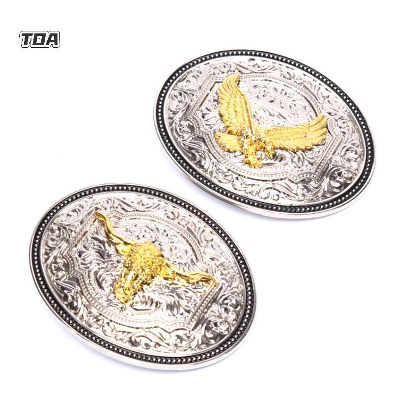 TOA Long Horn Bull Eagle Western Belt Bule Golden Texas Cowboy Western Bules VN