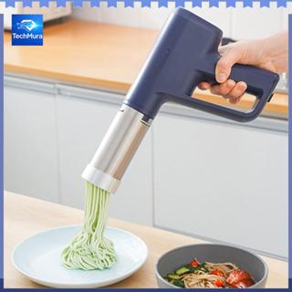 TechMura Máy làm mì điện TechMura Thiết kế một nút bấm Máy làm mì không dây tự động nhẹ và có thể sạc lại cho nhà bếp gia đình Nhanh chóng làm cho món mì trở nên dễ dàng và sành điệu Màu sắc xanh