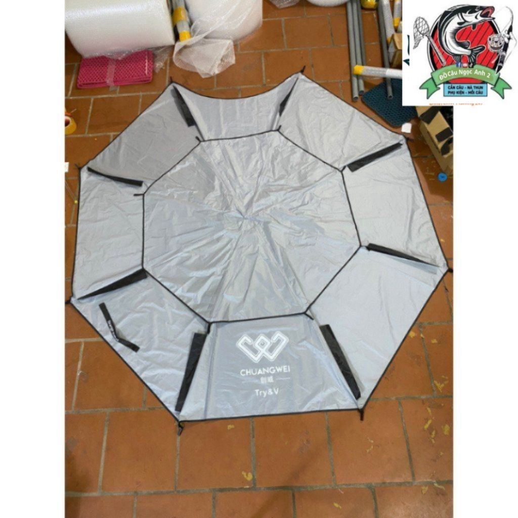 Vải ô thay thế - Vải dù thay thế cho ô câu cá Hãng Chuangwei Try&V hoặc YG , 5 lớp vài chống thấm, c