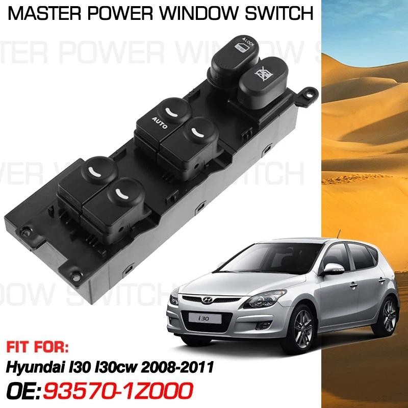 Công tắc điều khiển cửa sổ điện chính 93570-1Z000 16 chân cho Hyundai I30 I30cw 2008 2009 2010 2011 