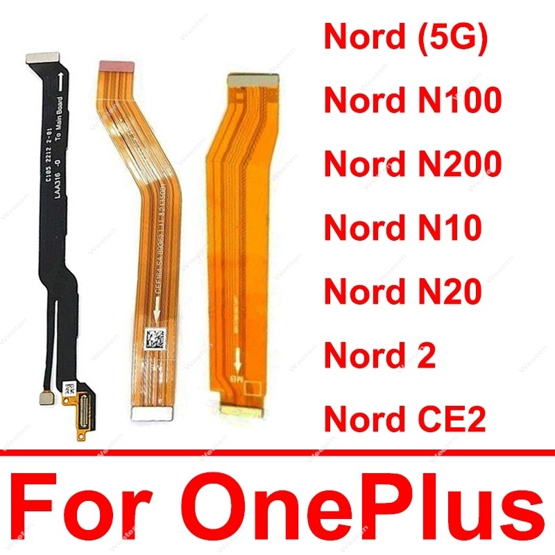 Mainboard Màn Hình LCD Cáp Mềm Cho Oneplus Nord 2 Nord CE2 N10 N20 N100 N200 Màn Hình Bo Mạch Chủ Ph