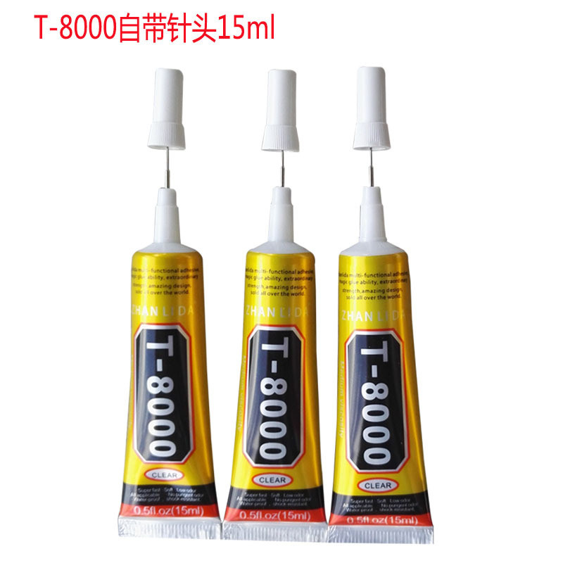 T8000 Keo 15ml Điện Thoại Di Động Màn Hình Keo b6000 Keo Trang Sức Da Acrylic Keo Nhỏ 3ML