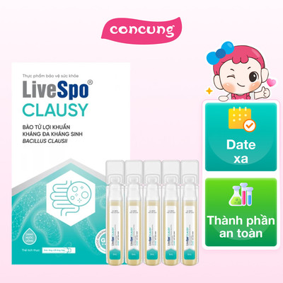 Thực phẩm bảo vệ sức khỏe LiveSpo CLAUSY (20 ống/hộp)