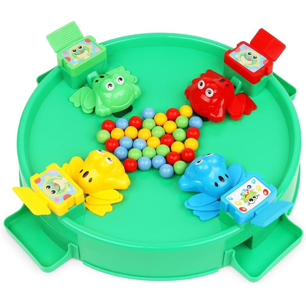 Toyzone Ếch Ăn Đậu Game-4 Người Chơi-61038, Ăn Đậu, Trò Chơi Ếch Đói Cho Trẻ Em, Trò Chơi Nhiều Ngườ