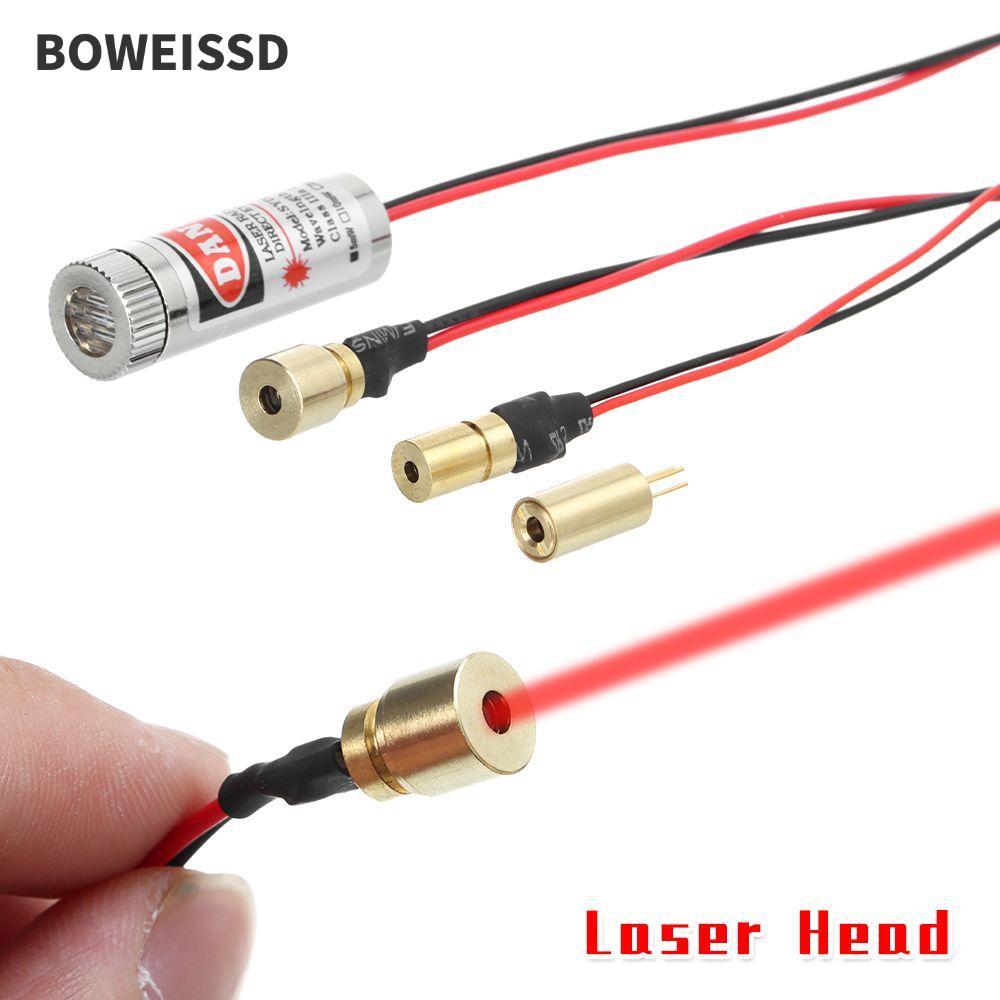 BOWEISSD Point / Line Laser 4 kiểu Đầu mô-đun đầu điốt lấy nét có thể lấy nét Laser