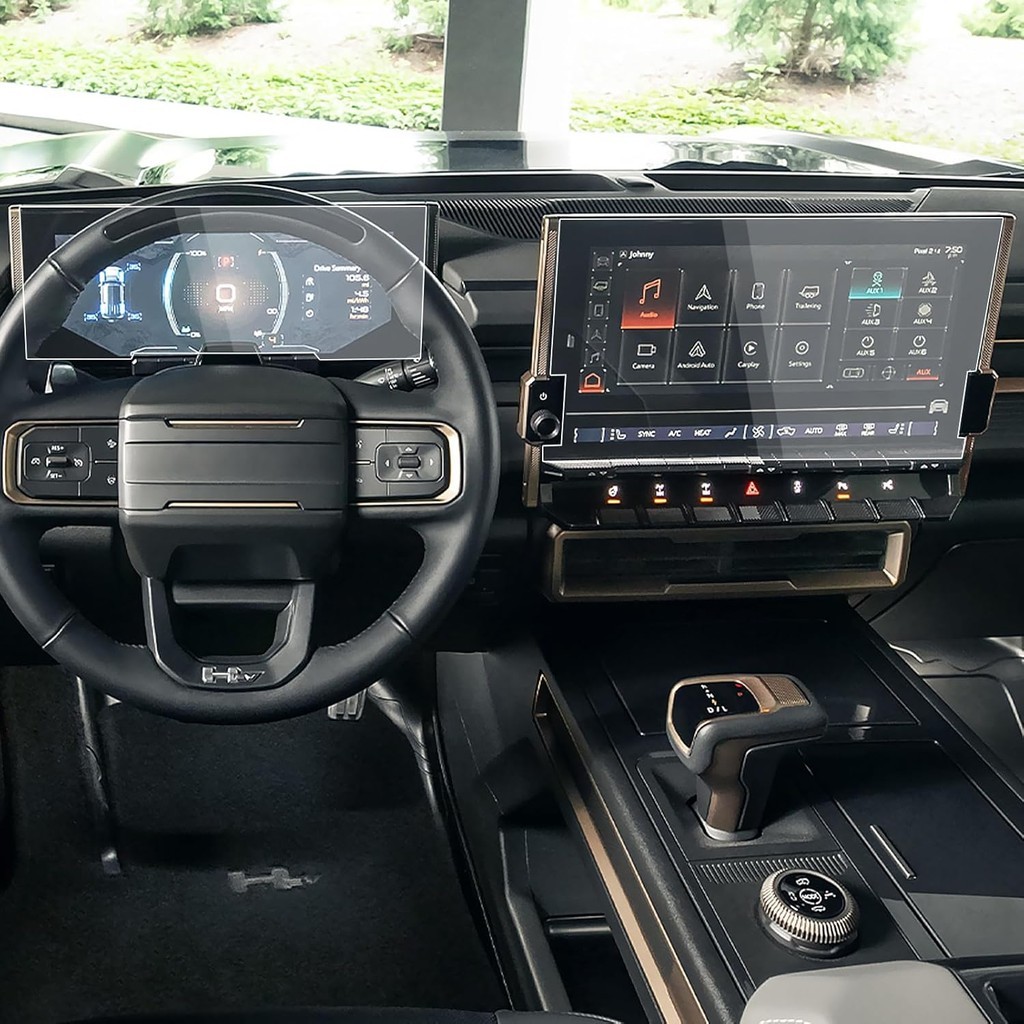 TTCR-II Tương thích với 2022-2025 GMC Hummer EV Tấm bảo vệ màn hình, cho 2022 2023 2024 2025 GMC Hum