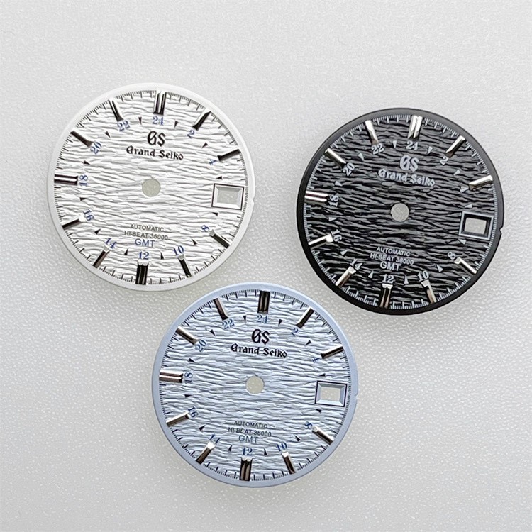 Chuyên gia sửa đổi Mặt số NH34 GS NH34 Chỉ báo GMT Mẫu bức xạ đĩa sửa đổi Sửa đổi mặt số NH35