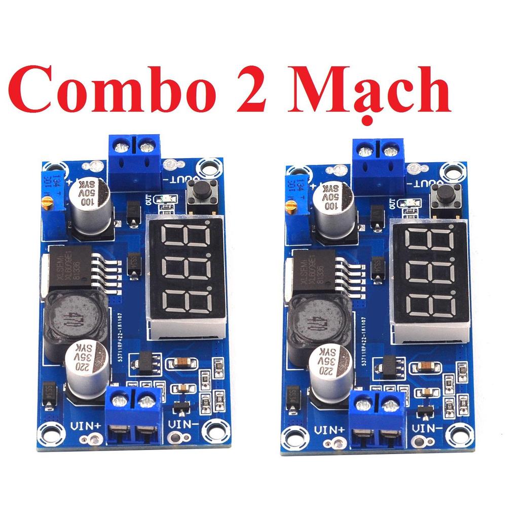 Mạch Tăng Áp DC-DC XL6009 có LED Hiển Thị 5-35V 4A
