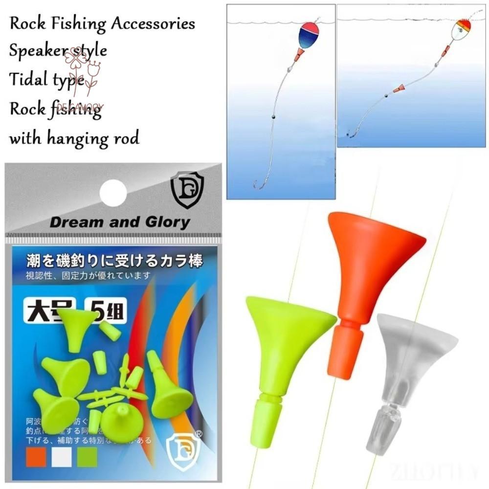 SHOUKEY Nổi Bobber, Bobber Line Đuôi Cứng Phao Câu Cá, Di Động Đầy Đủ Nổi Nhựa Mồi Cần Bobber Câu Cá