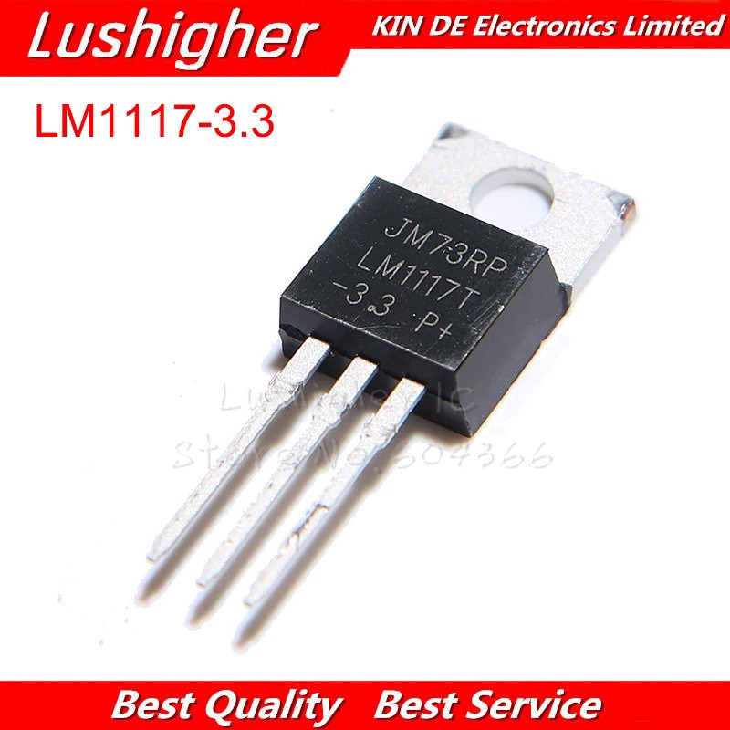 10 chiếc LM1117T-3.3 TO-220 LM1117-3.3 TO220 LM1117 1.5A 3.3V Chính Hãng
