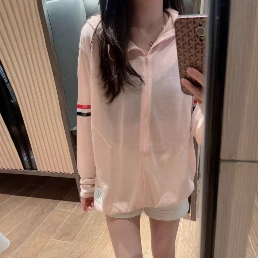 thombrowne Summer new air conditioning shirt, casual sun protection jacket, loose and lightweight lo