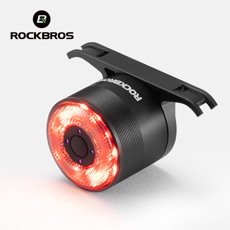 ROCKBROS Q1 MAX Đèn Hậu Xe Đạp Thông Minh Cảm Biến Rung Phanh Nâng Cấp Chống Nước IPX6 Thiết Bị Xe Đ