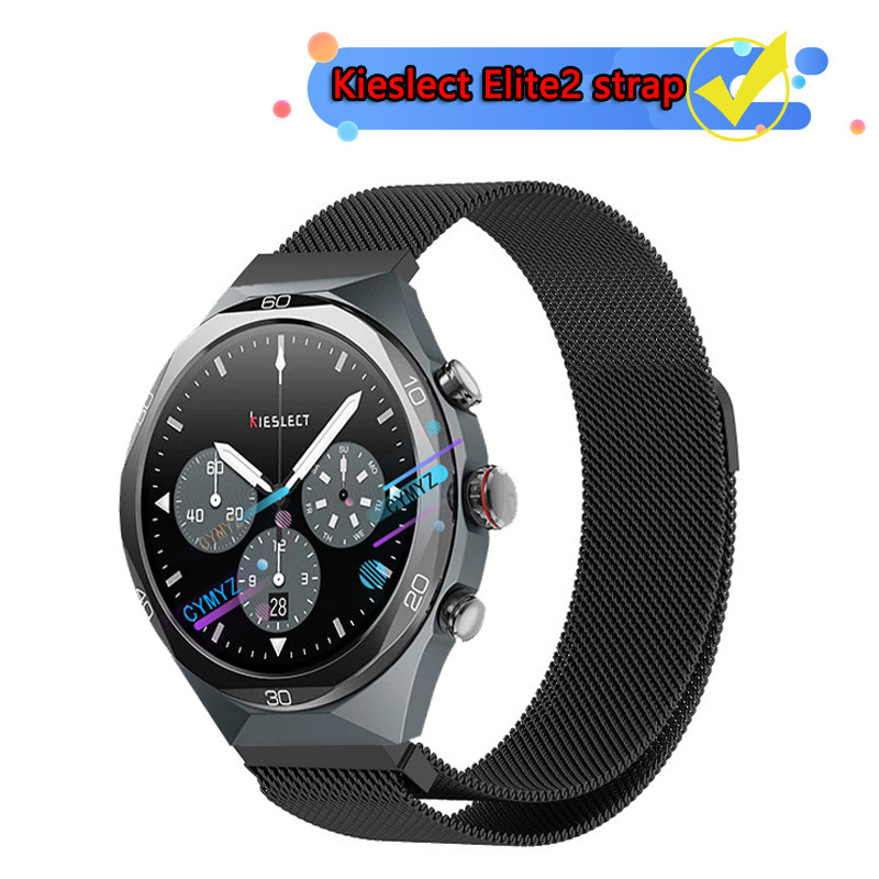 Dây đeo Kieslect Elite 2 Dây đeo kim loại Kieslect AI Smartwatch Elite2 Dây đeo cổ tay thể thao