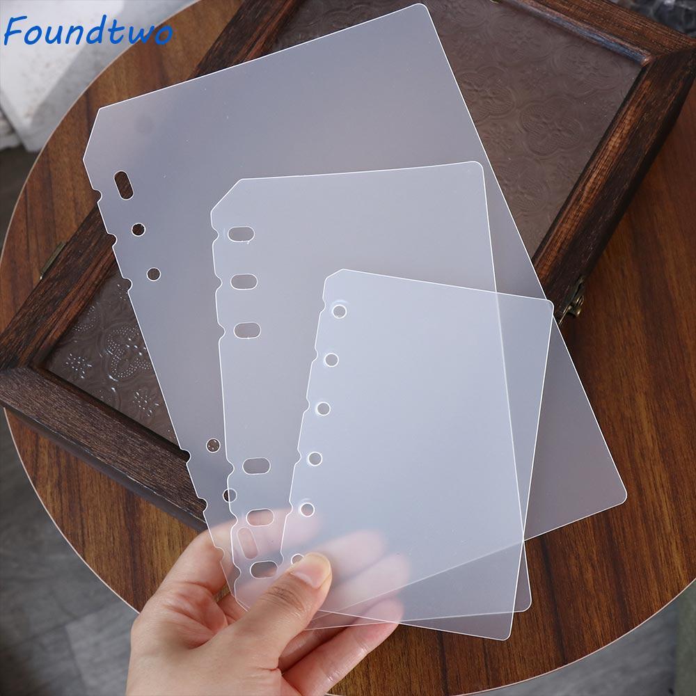 FOUNDTWO Loose-leaf Divider Chương trình nghị sự đa năng Giấy bên trong Matte Học sinh Board Page Pl