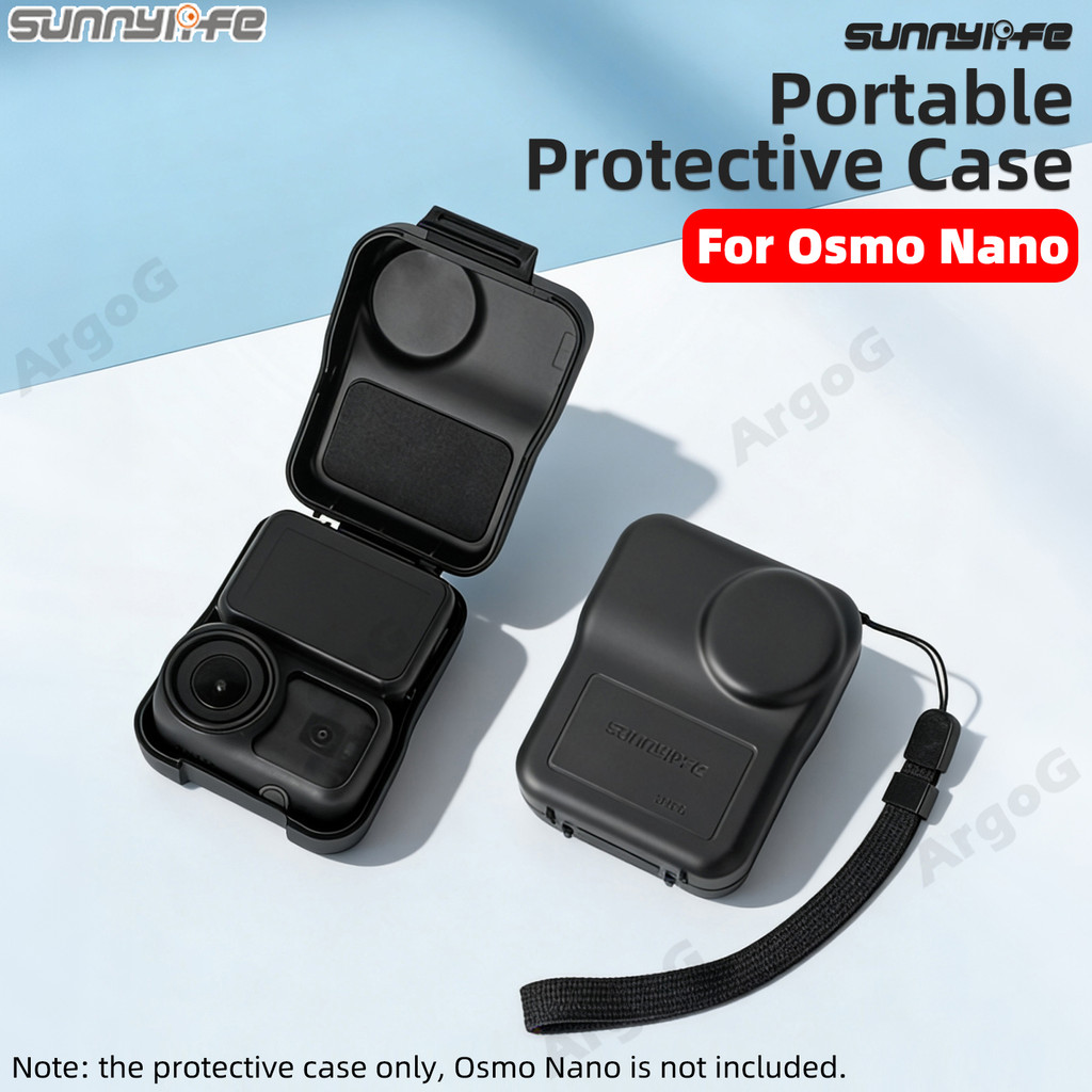 Sunnylife Hộp Đựng Mini cho DJI Osmo Nano Vỏ Cứng Chống Sốc Chống Trầy Xước Túi Bảo Vệ Phụ Kiện Osmo