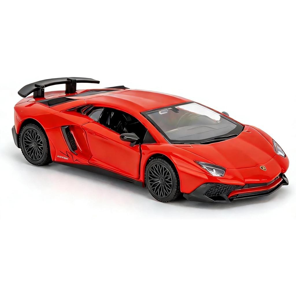Mô hình xe đúc Lamborghini Aventador LP700-4 tỷ lệ 1 / 36, Xe đồ chơi hợp kim kẽm cho trẻ em, Xe kéo