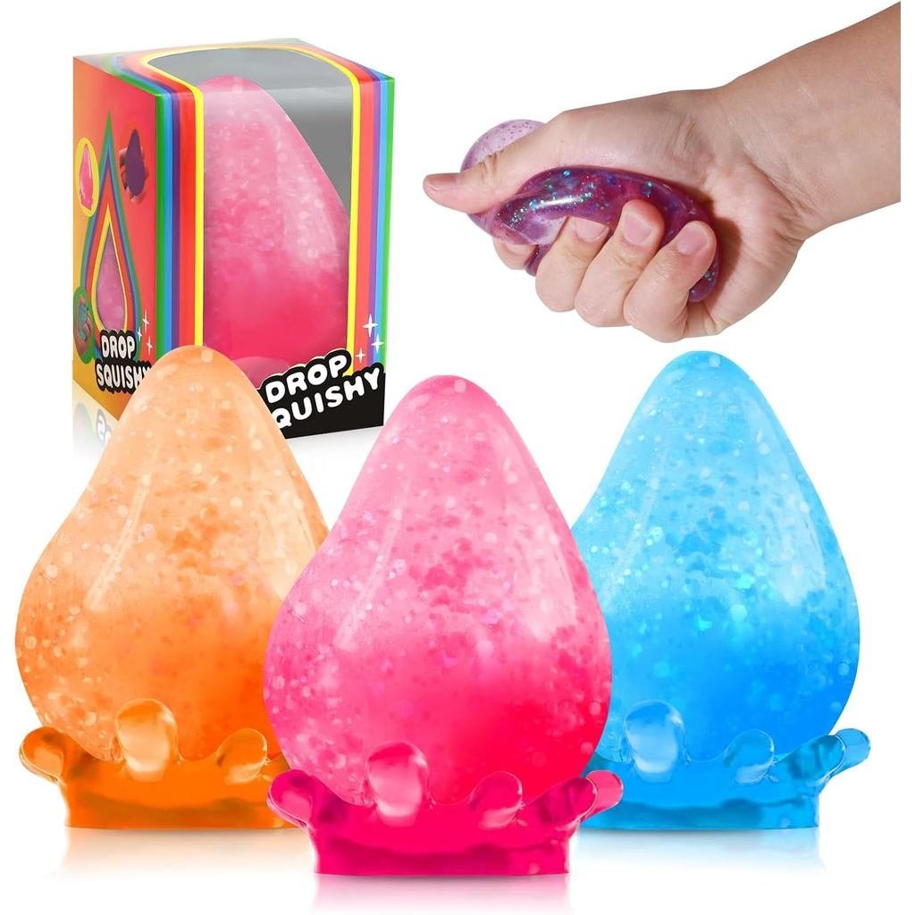 Đồ chơi Fidget Dream Squishy Drop, Căng thẳng Cube Squishies Lo âu Giảm căng thẳng, Ice Squishy Stre