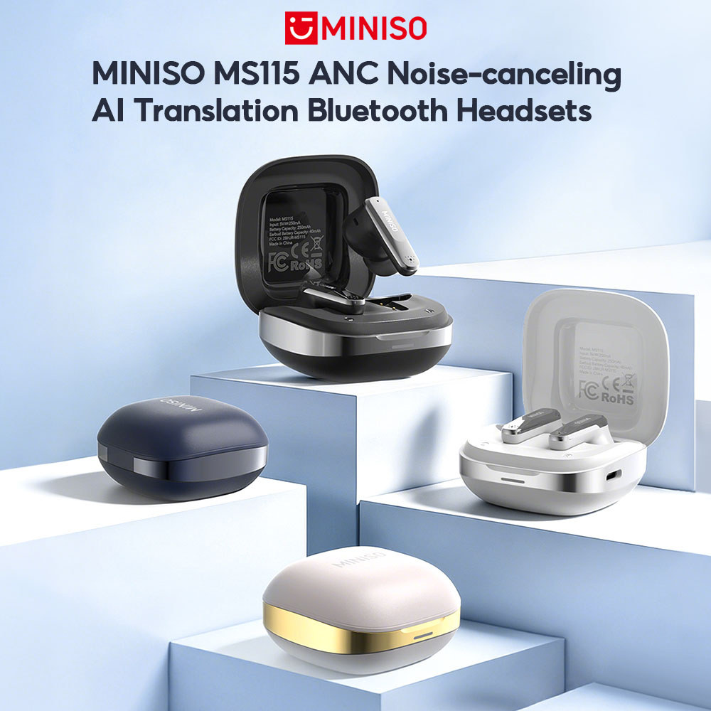 Tai nghe Bluetooth khử tiếng ồn MINISO MS115 ANC In-EarTWS Hỗ trợ dịch AI | BigBuy360 - bigbuy360.vn