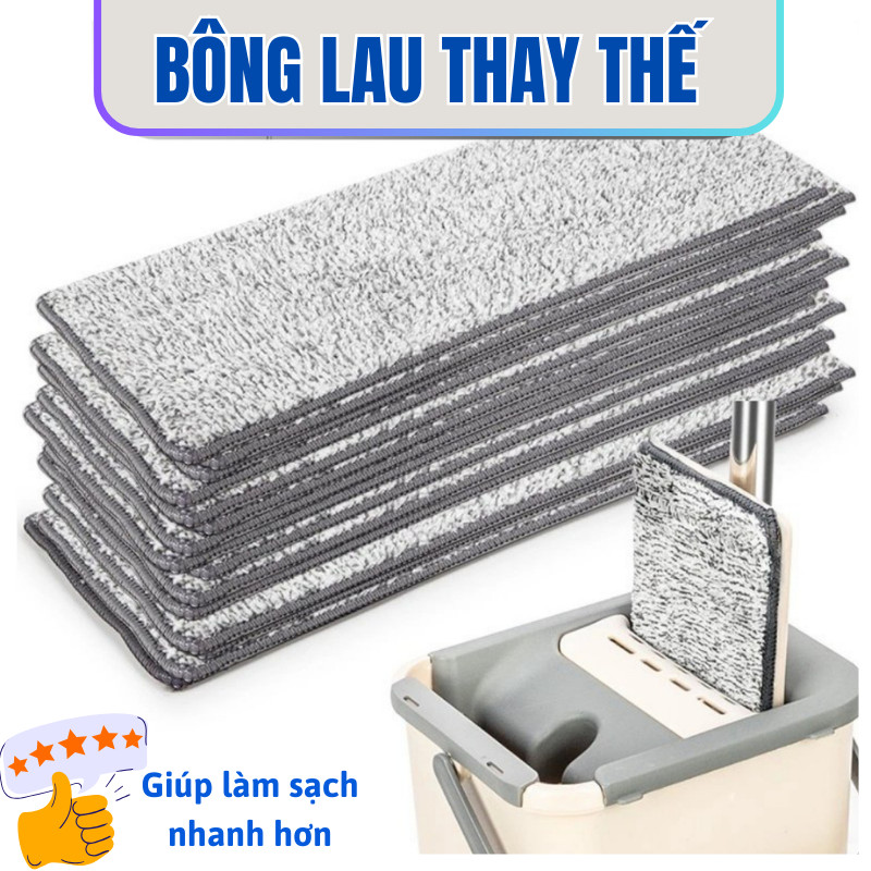 Miếng Bông Lau Nhà M.M HOUSE – Sợi Dày, Thấm Hút Nhanh