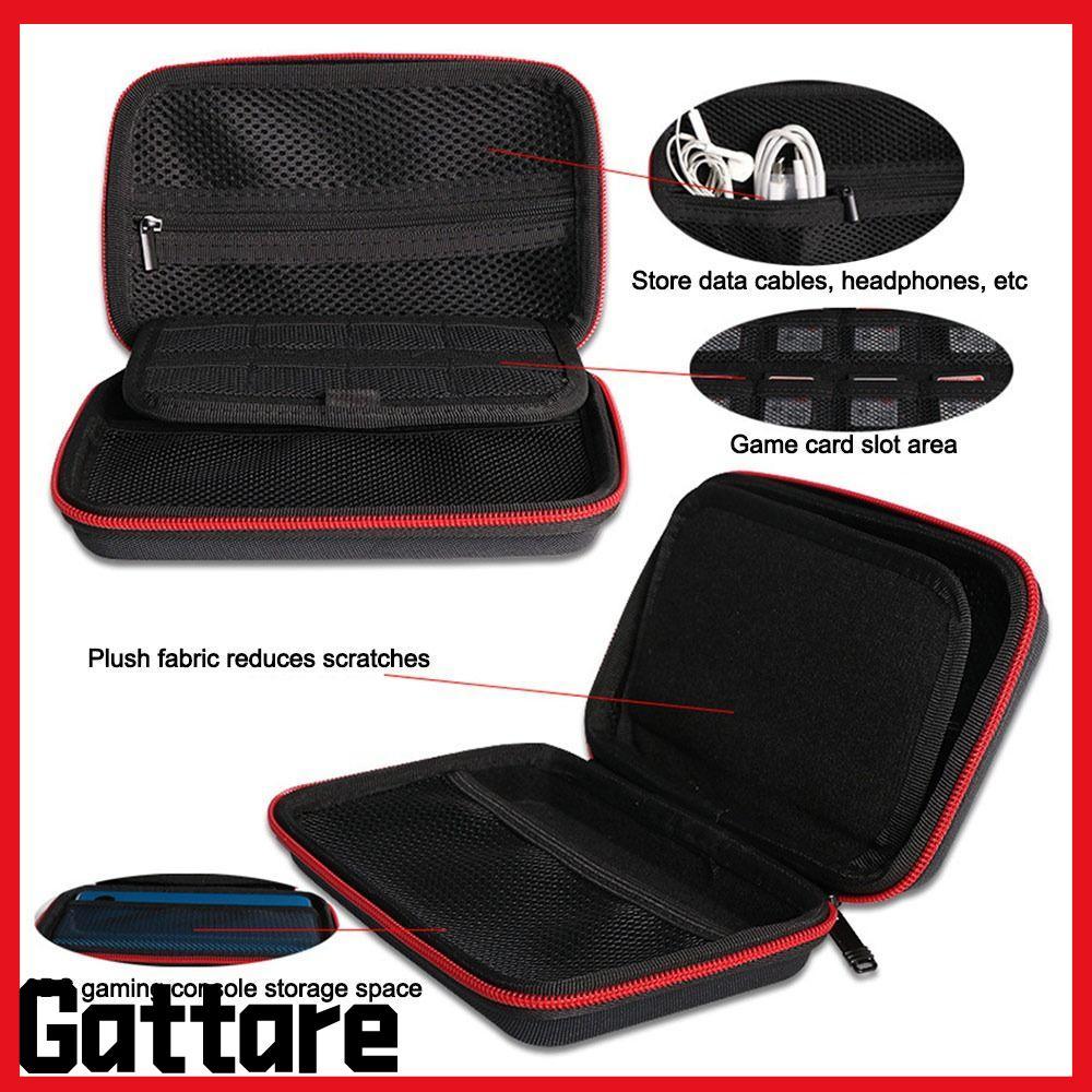 Mang theo GATTARE, Túi lưu trữ cứng EVA, Vỏ bảo vệ chống sốc chống nước di động cho phụ kiện trò chơ