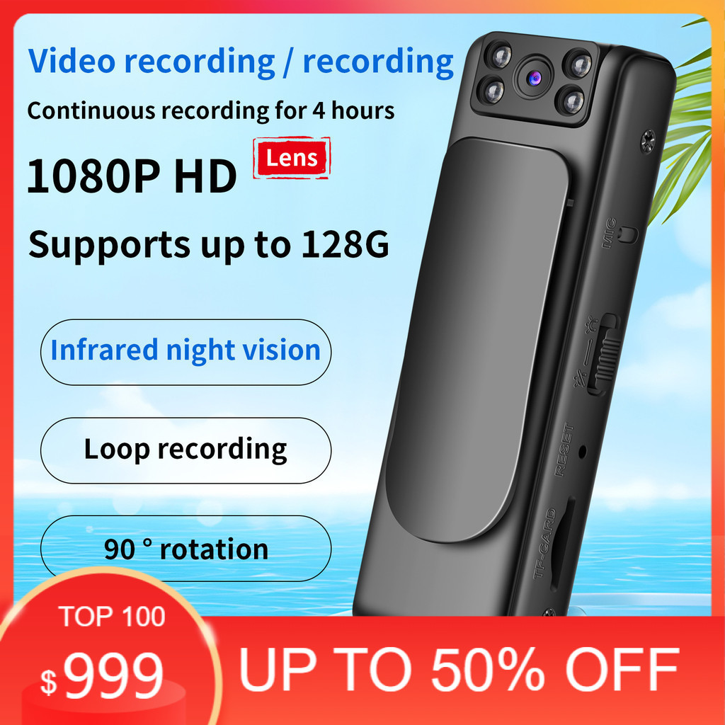 Chất Lượng Cao Camera Mini Không Dây M10 Quay Phim Mọi Nơi, Video Full HD 1080 Sắc Nét, Kết Hợp Ghi Âm Chống Ồn