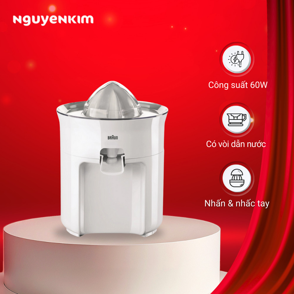 Máy vắt cam Braun CJ3050 - Hàng chính hãng