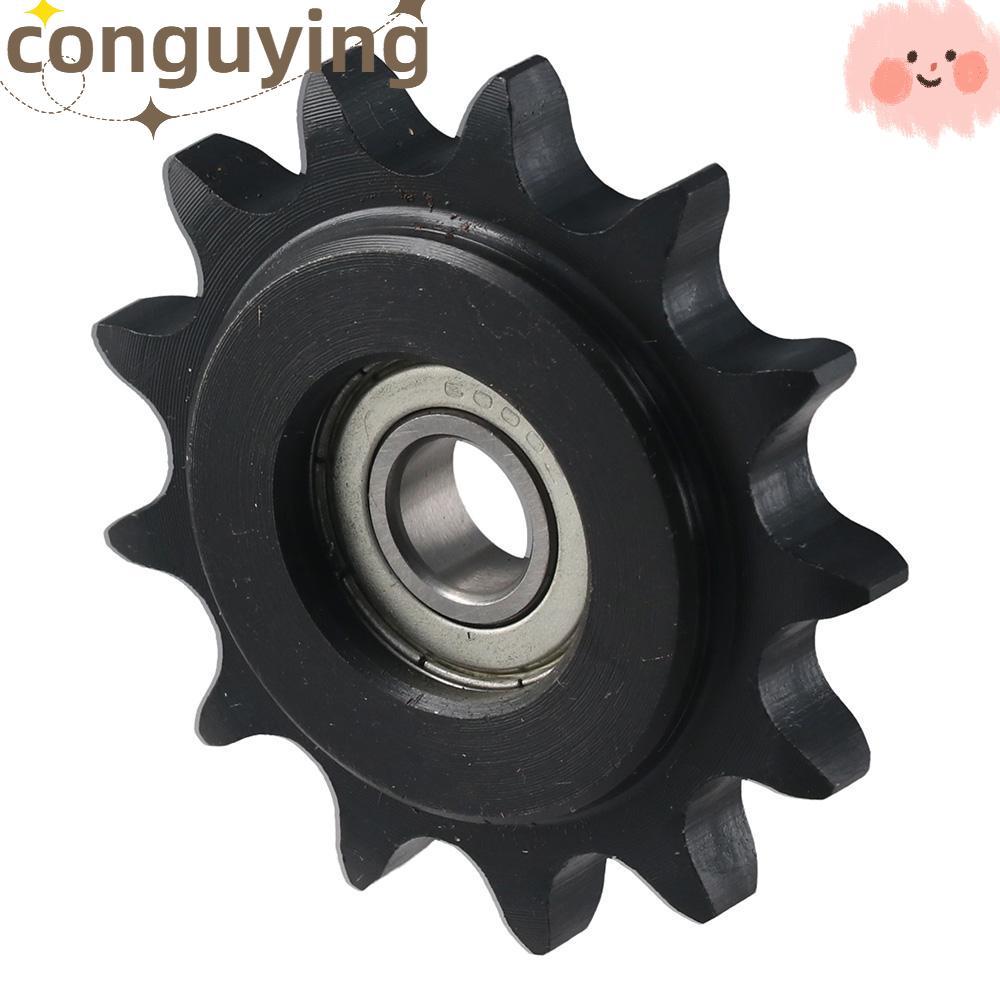 CONGUYING Convex Idler Gear, C45 Thép Carbon 13 Răng Chain Idler Bánh Xích, Bền 10mm Bore 1 / 2 "Pit