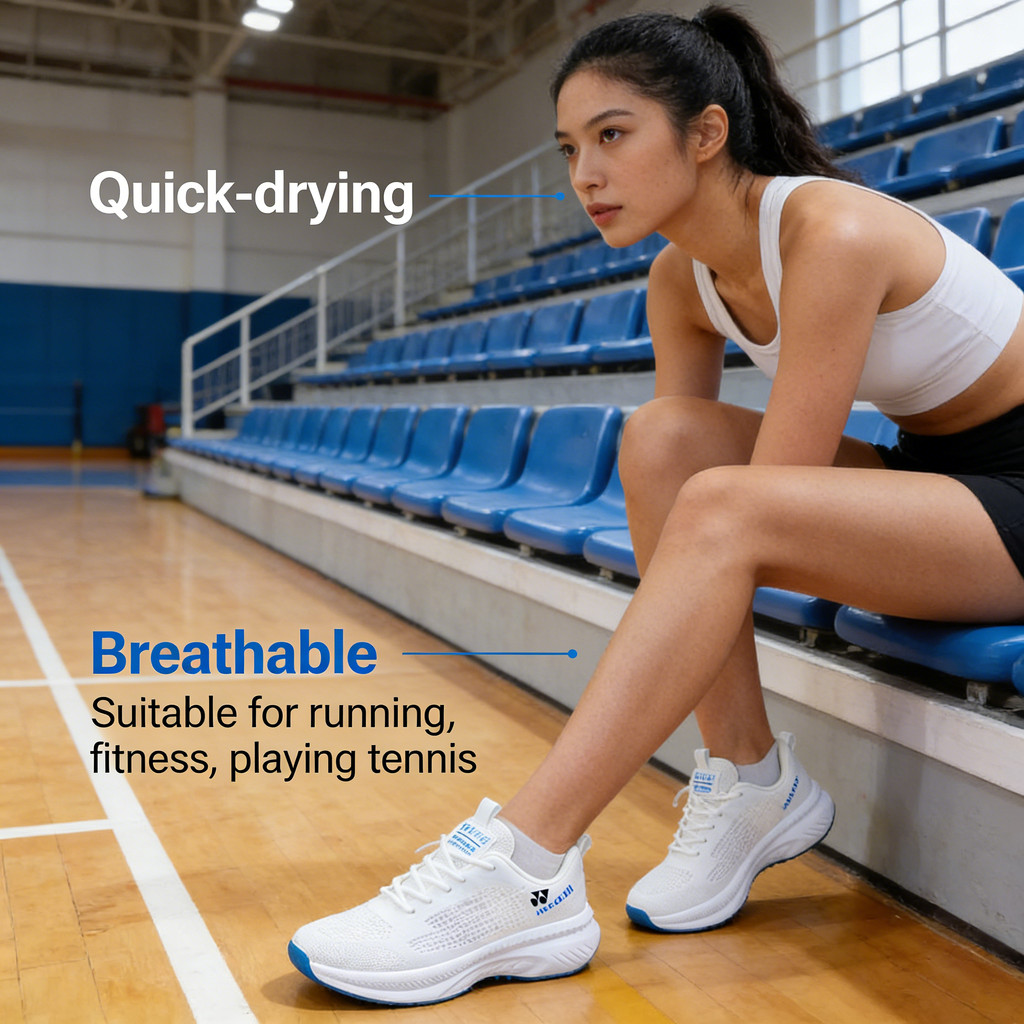 Giày tập yoga và tập thể dục YONEX dành cho nữ, giày chạy bộ chống trượt mới và giày đi xe đạp ngoài