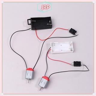 JRP White 130 Motor Kit Với 2xAA Pin Bảo Quản Và 16500 RPM DIY Mô Hình Mạch Động Cơ Điện Tử Bộ JRP