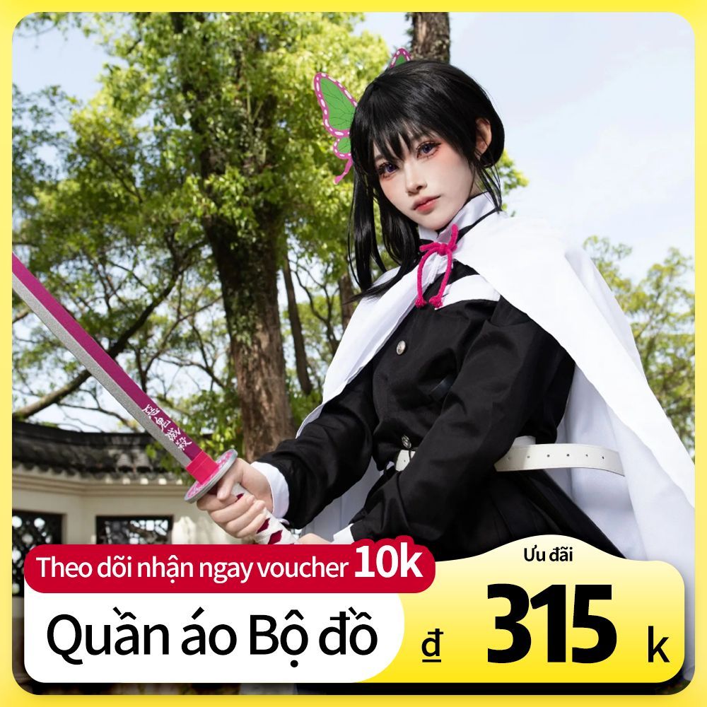 (Hỏa Tốc HCM) Bộ đồ hóa trang Kanao Kanawo trang phục cosplay Nhân Vật Kanao Hoạt Hình Demon Slayer 