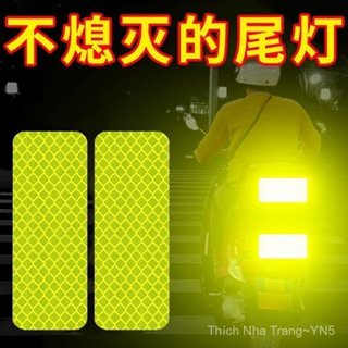 Nhãn dán dải phản quang ô tô Xe điện riêng Xe máy Nhãn dán phản quang Cảnh báo ban đêm Xe tải phản quang đẹp Nhãn dán xe hơi EYLX