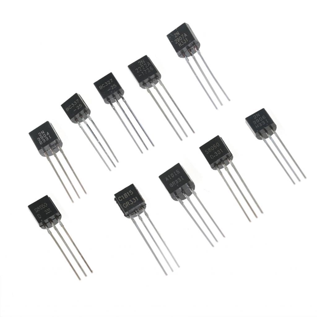 Spsrph XIXIAN 200 CÁI TO-92 NPN P-NP P-ower Transistor 10 loại Bộ giá trị BC337 / BC327 / 2N222 / 2N
