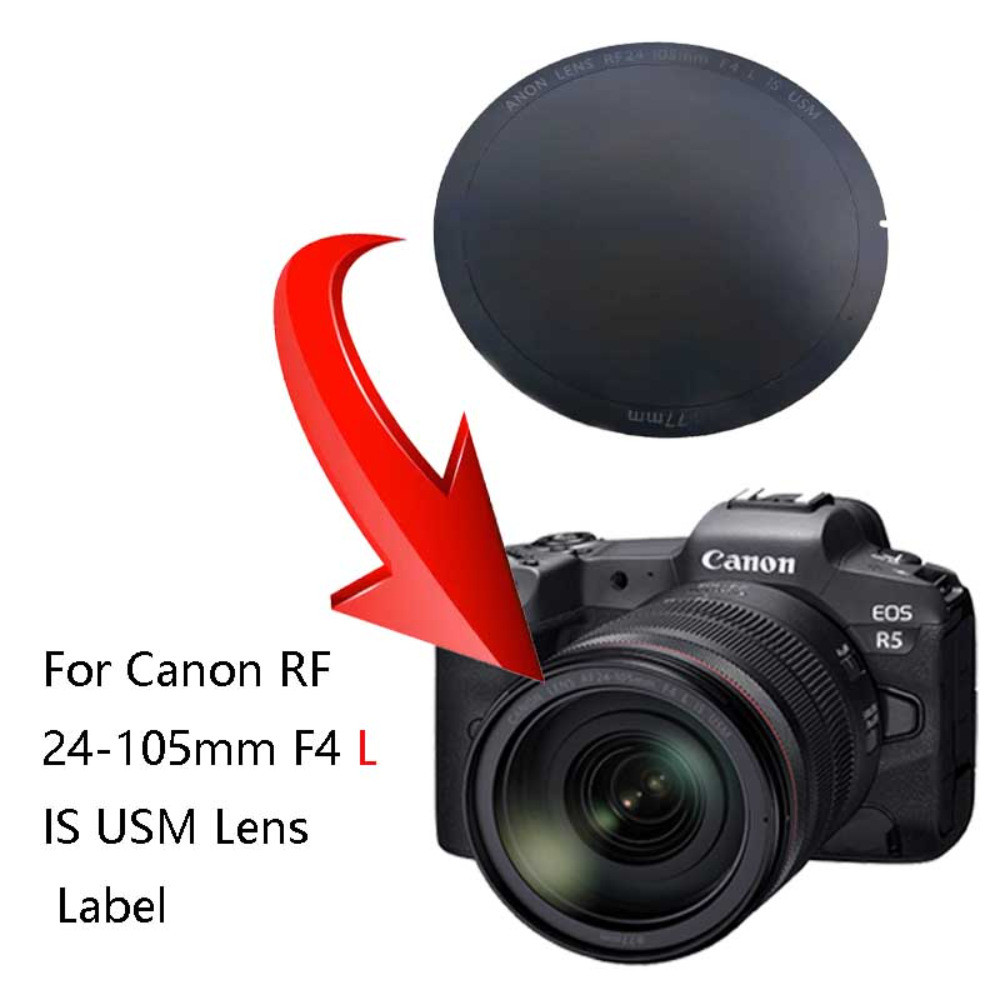 Thích hợp cho Canon RF 24-105mm F4 L IS USM Tấm che ống kính Tấm ép vòng Ống trước Keo trang trí