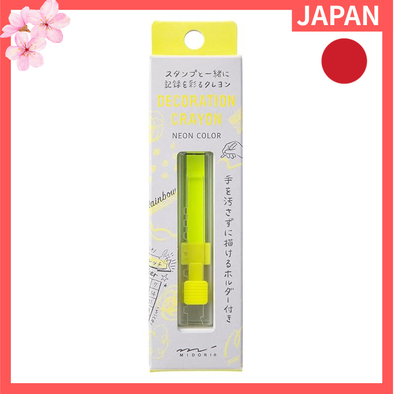 MIDORI Design Crayons - Decorative Crayons in Various Colors【Direct from Japan】
