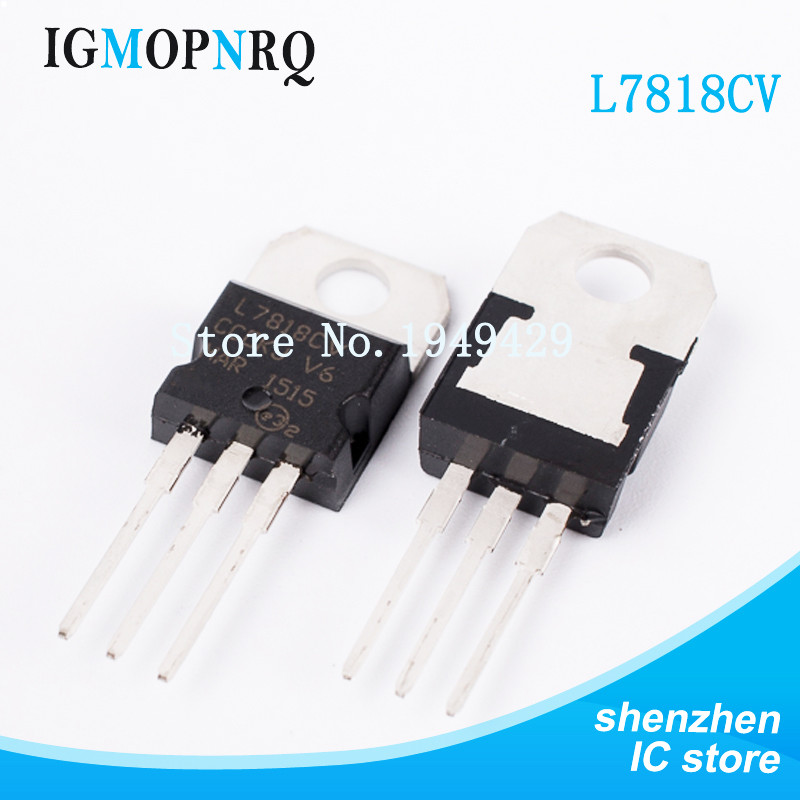 10 Cái / lốc L7818CV L7818 7818 Triode Transistor Mới TO-220 Bán Buôn Điện Tử