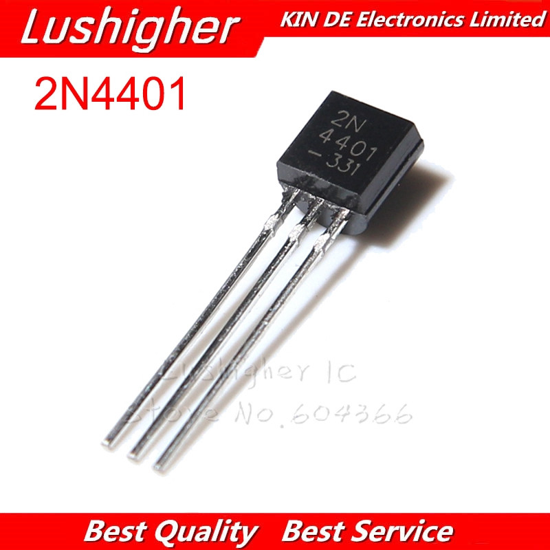 100 Chiếc Transistor 2N4401 TO-92 Lưỡng Cực Transistor BJT NPN Mới Chính Hãng