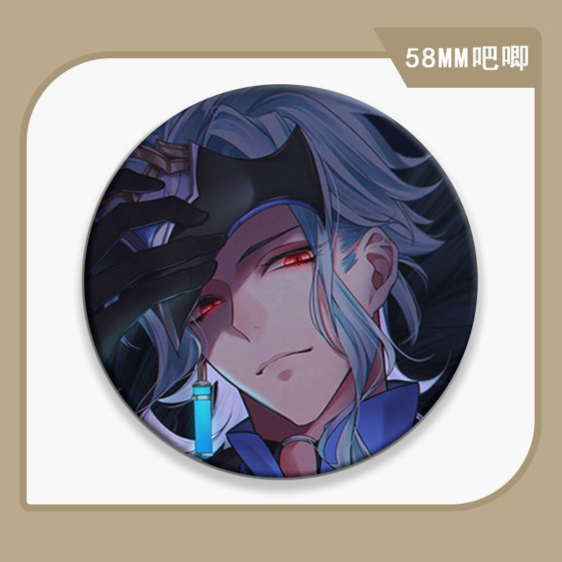 Genshin Impact / Dottore / Dottore Dottore Huy hiệu Genshin Impact Trâm Quà tặng Huy hiệu trang trí 