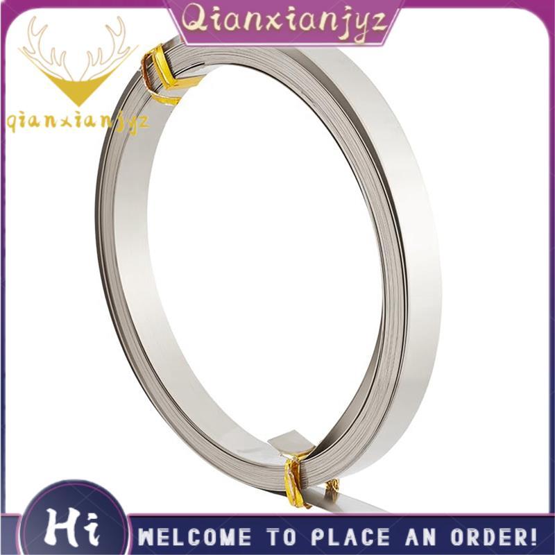 Dây cài đặt viền đồng trắng 8mm DIY- 32Gauge Bạc phẳng 19,7 Feet cho trang sức thủ công