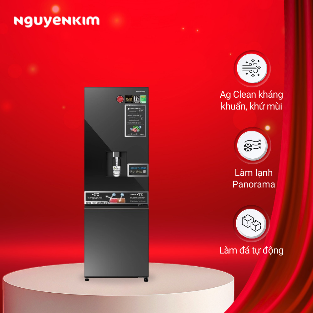 Tủ lạnh Panasonic Inverter 325 lít NR-BV361WGKV
