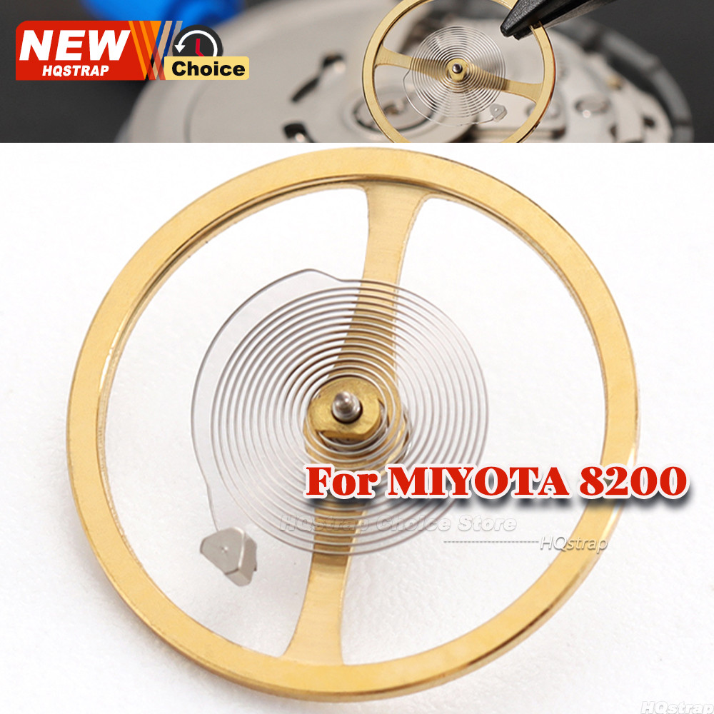 1 / 2 Chiếc Đồng Hồ Cân Bằng Bánh Xe Cho MIYOTA 8200 8215 / 8205 Bộ Phận Chuyển Động Đồng Hồ Chuyển 