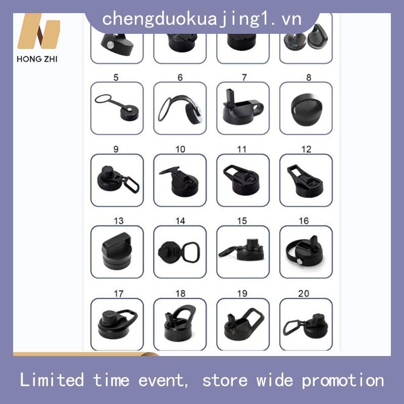 Nắp thay thế Hydro Flask Wide Mouth Flex Cap chính hãng, dùng cho bình miệng rộng Hydro Flask