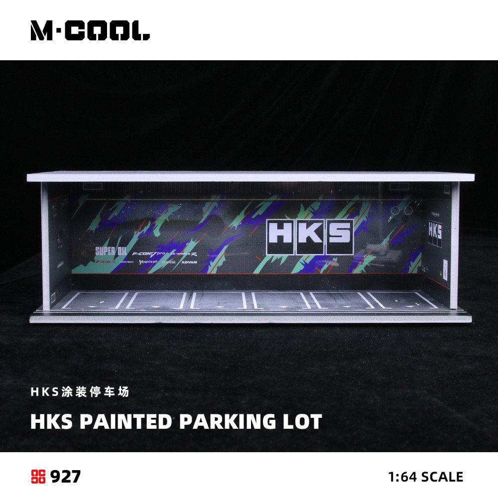 [ORDER] Mô hình diorama M-COOL 1:64 HKS Simple Lighted Parking Lot-With Lights MC914927