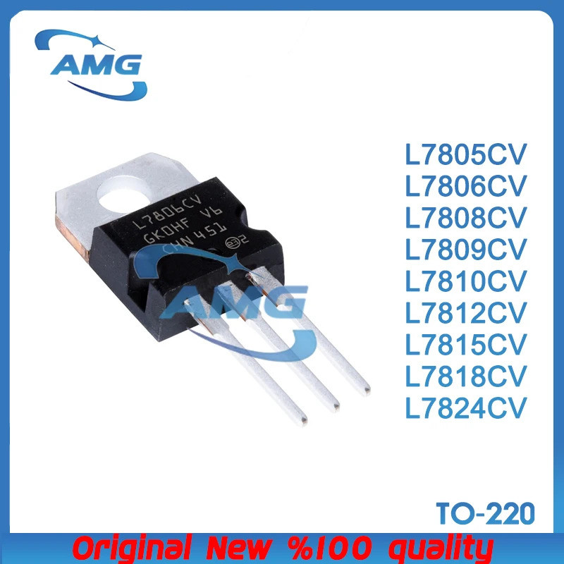 5 Chiếc L7805CV L7806CV L7808CV L7809CV L7810CV L7812CV L7815CV L7818CV Bộ Điều Chỉnh L7824CV ĐẾN 22