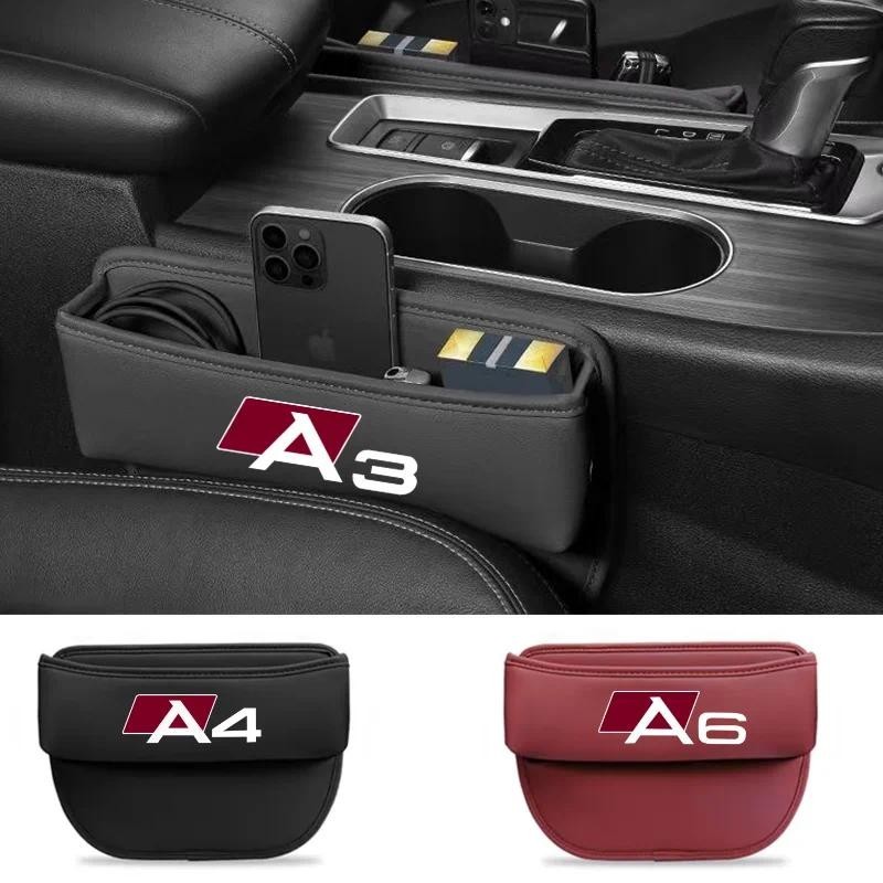 Xe Ô Tô Đặc Biệt Ghế Crevice Hộp Bảo Quản Khe Ngồi Bắt Người Tổ Chức Cho audi sport RS A1 A3 A4 B7 B