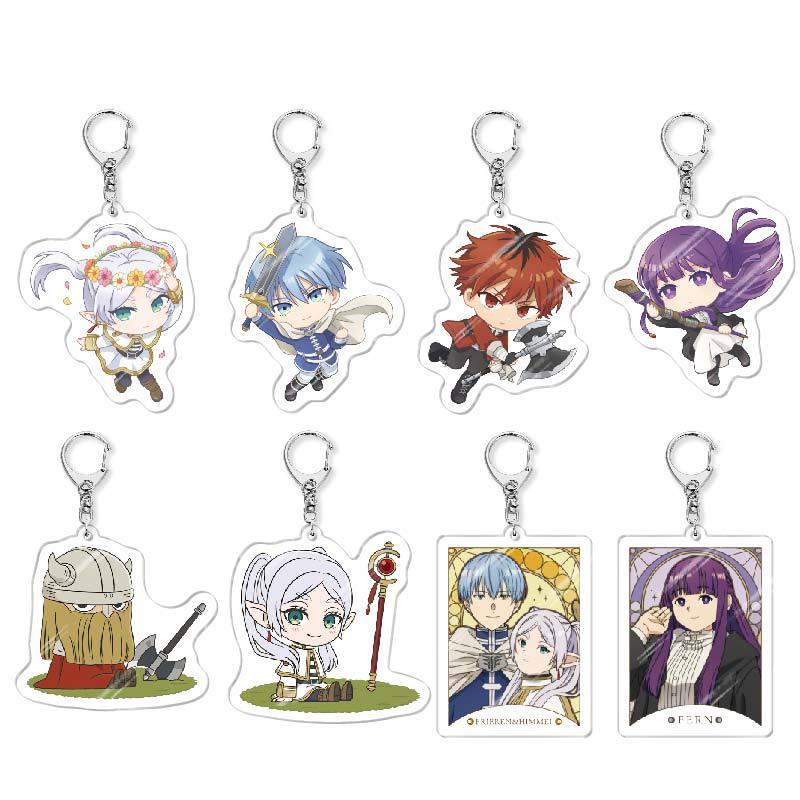 New Women Men Keychain Frieren At The Funeral Frieren Himmel Cartoon Figure Pendant Car