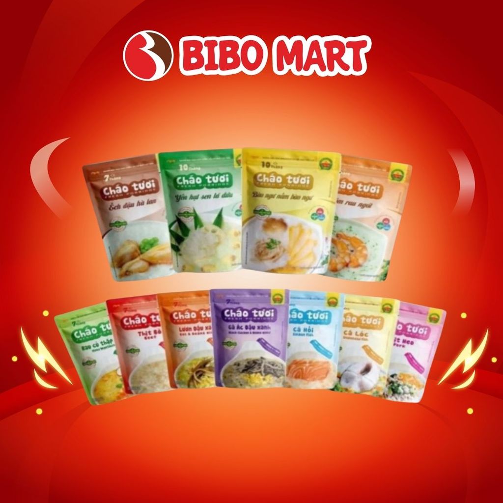 Cháo Tươi Ăn Liền Cây Thị Cho Bé Và Mọi Lứa Tuổi Thơm Ngon, Tiện Lợi, Giàu Dinh Dưỡng - Bibomart