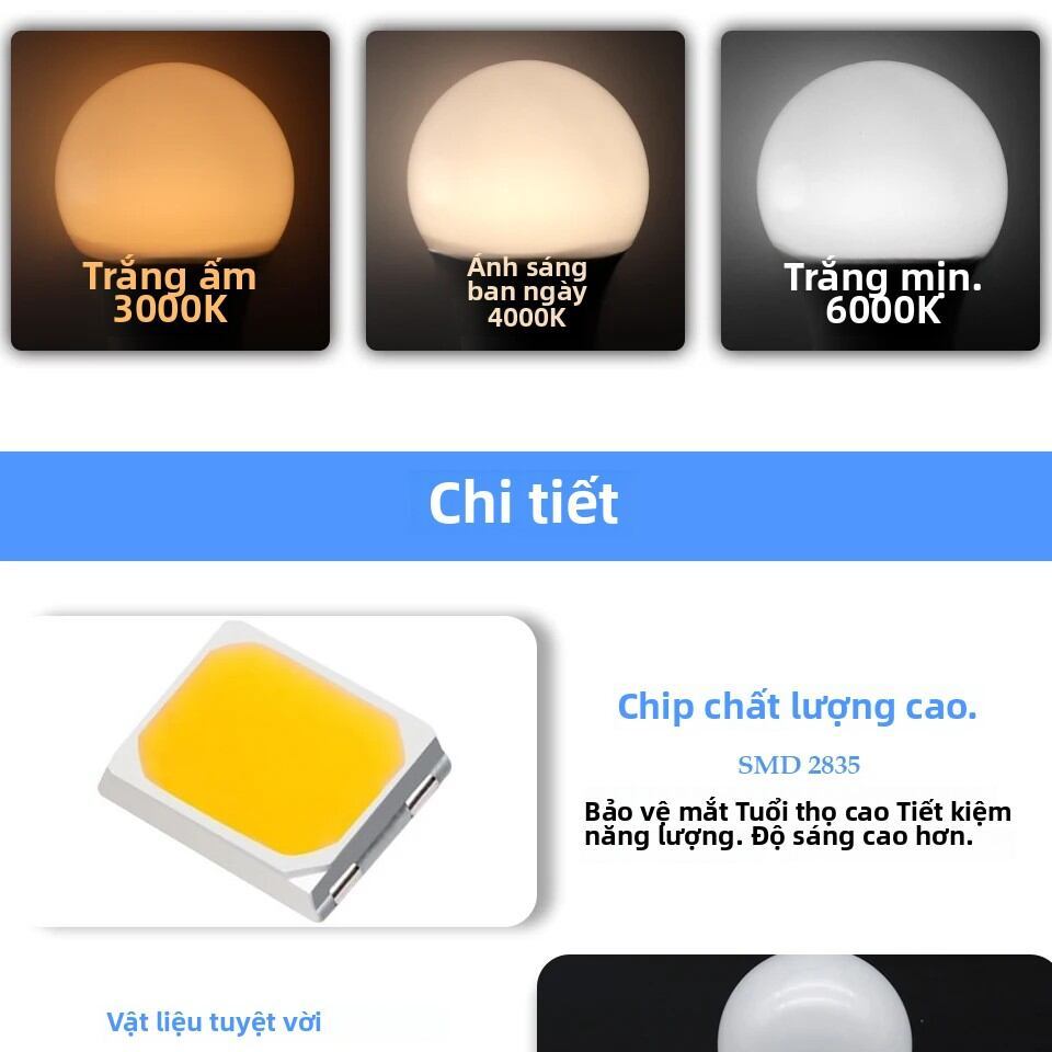 1 Bóng đèn LED có điều khiển cảm biến ánh sáng E27 / B22 10W AC 220V / 110V Dusk to Dawn Công tắc tự