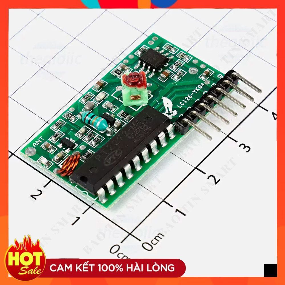 2272-M4-433Mhz Mạch Thu RF 433Mhz ChipViet Store