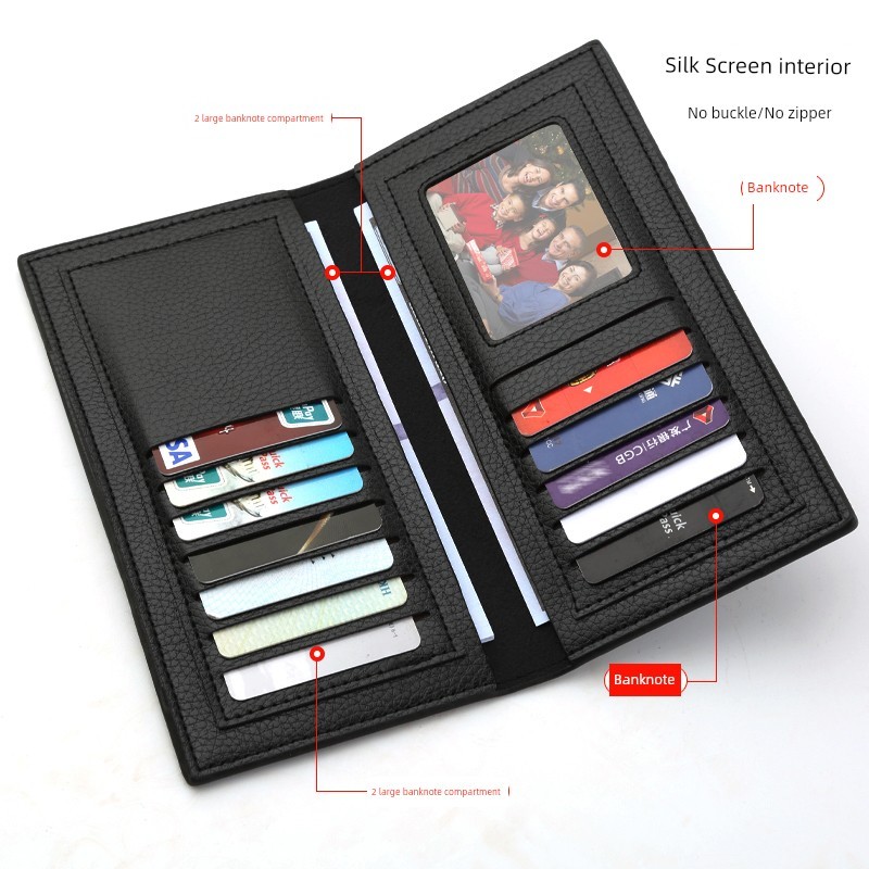 ví tiền nam bóp tiền nam Ví tiền nam da thật học sinh mẫu mỏng thoải mái