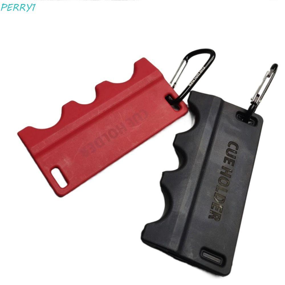 PERRY Bi-a Bể Cue Stick Holder, ABS Cực Bảo Quản Snooker Cue Stick Giá Đỡ Di Động, Giữ 3 Cue Di Động